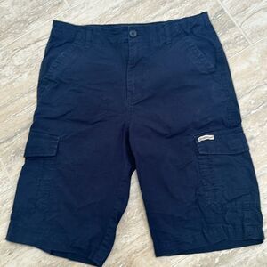 Lucky brand boys navy cargo shorts – 14/16